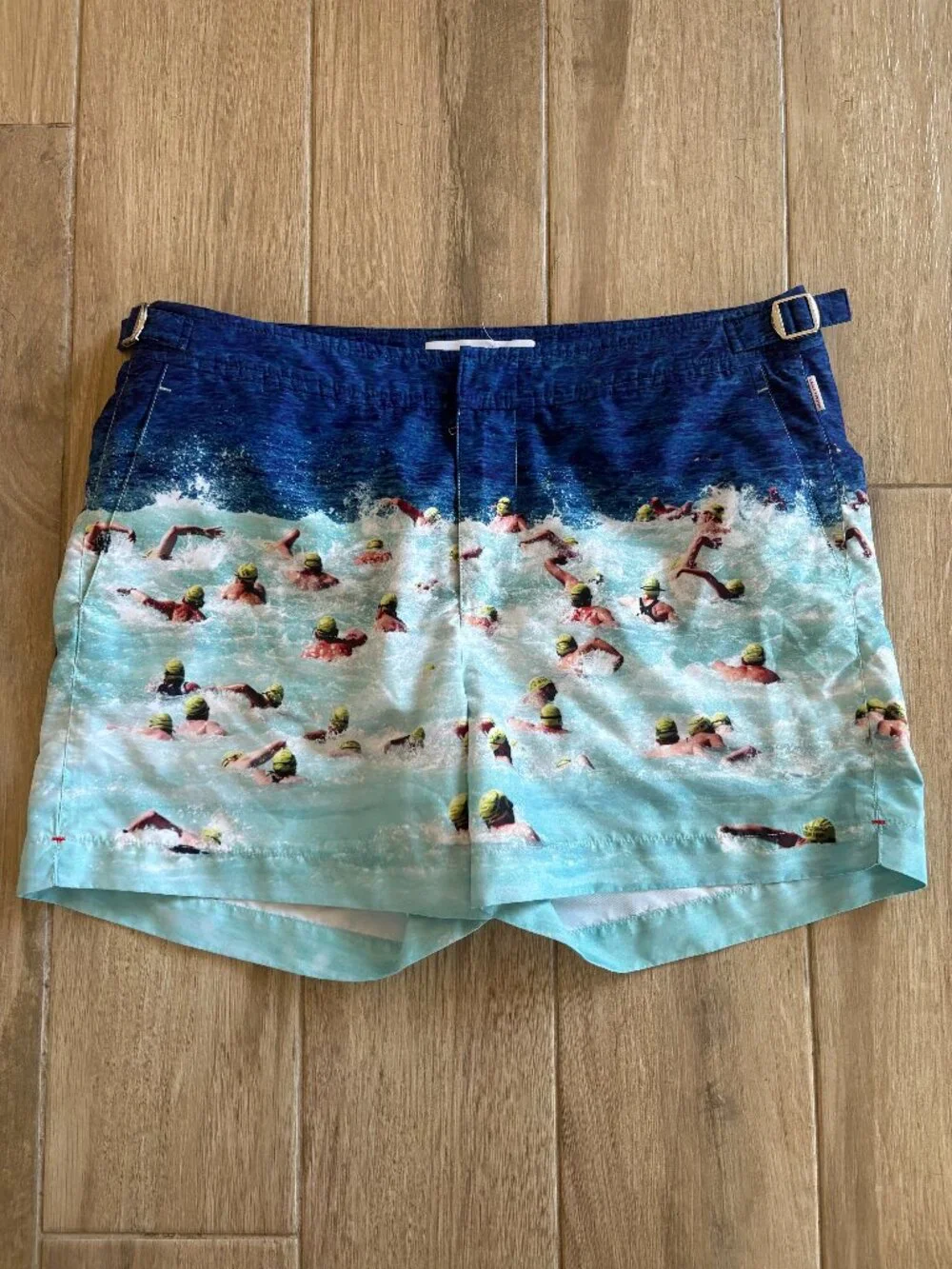 Orlebar Brown Setter Swim Trunks Men's 32 Sea Swimmers Lined Summer Beach Rare
